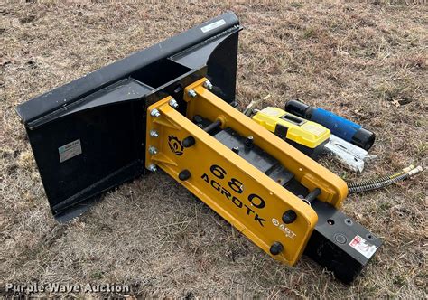 2022 agrotk sshh680 skid steer breaker|agrotk skid steer attachment.